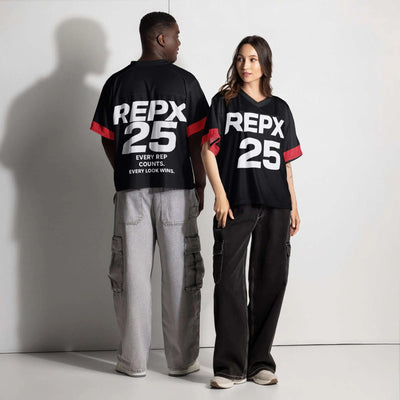 REPX Boxy Football Jersey – Men’s Oversized Fit Streetwear & Gym - REPX